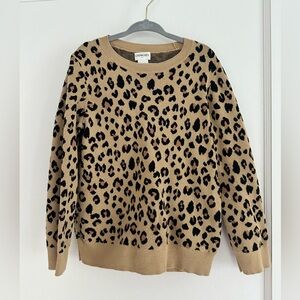 J. Crew Crewcuts Girls Leopard Sweater